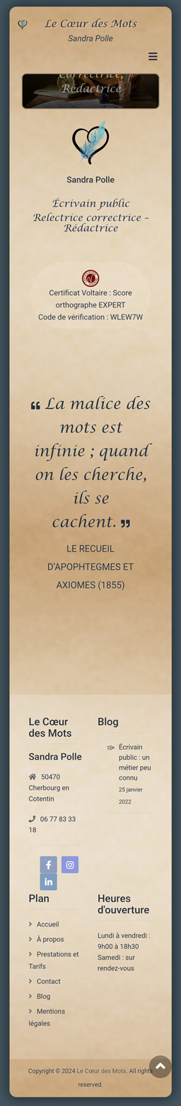 lecoeurdesmots.fr